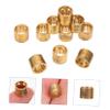 BESPORTBLE 20pcs Billiard Copper Tip for Cue Sticks Replacement Hoops for Snooker and Pool Easy to Install Smooth Compatible view 3