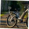 OUNONA Rear Rest Ergonomic Back Support for Electric Bicycles Easy-Clean Design Safety Comfort view 4