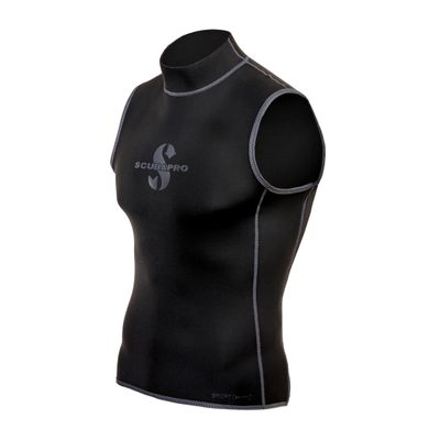 SCUBAPRO Sport Hoodless Scuba Diving Vest, 2.0 MM, Limestone-Based Pure Neoprene, Unisex, MT