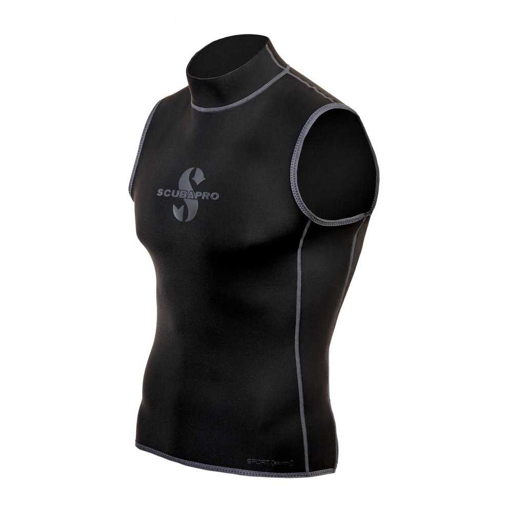 SCUBAPRO Sport Hoodless Scuba Diving Vest, 2.0 MM, Limestone-Based Pure Neoprene, Unisex, MT