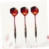 BESPORTBLE 3pcs Professional Dartboard Set Stainless Steel Darts Steel Tip Darts Aluminum Shafts Game Supplies for Adults view 3