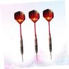 BESPORTBLE 3pcs Professional Dartboard Set Stainless Steel Darts Steel Tip Darts Aluminum Shafts Game Supplies for Adults view 4