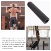 balacoo Barbell Handle Grip Cover -Slide Plastic Handlebar End for Dumbbells Barbells Material Ergonomic Design Fits Standard Bars Black view 2