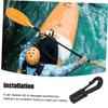 BESPORTBLE 2pcs Kayak Plastic Elastic Rope Hook Boating Accessory Fishing Rigging Supplies view 3
