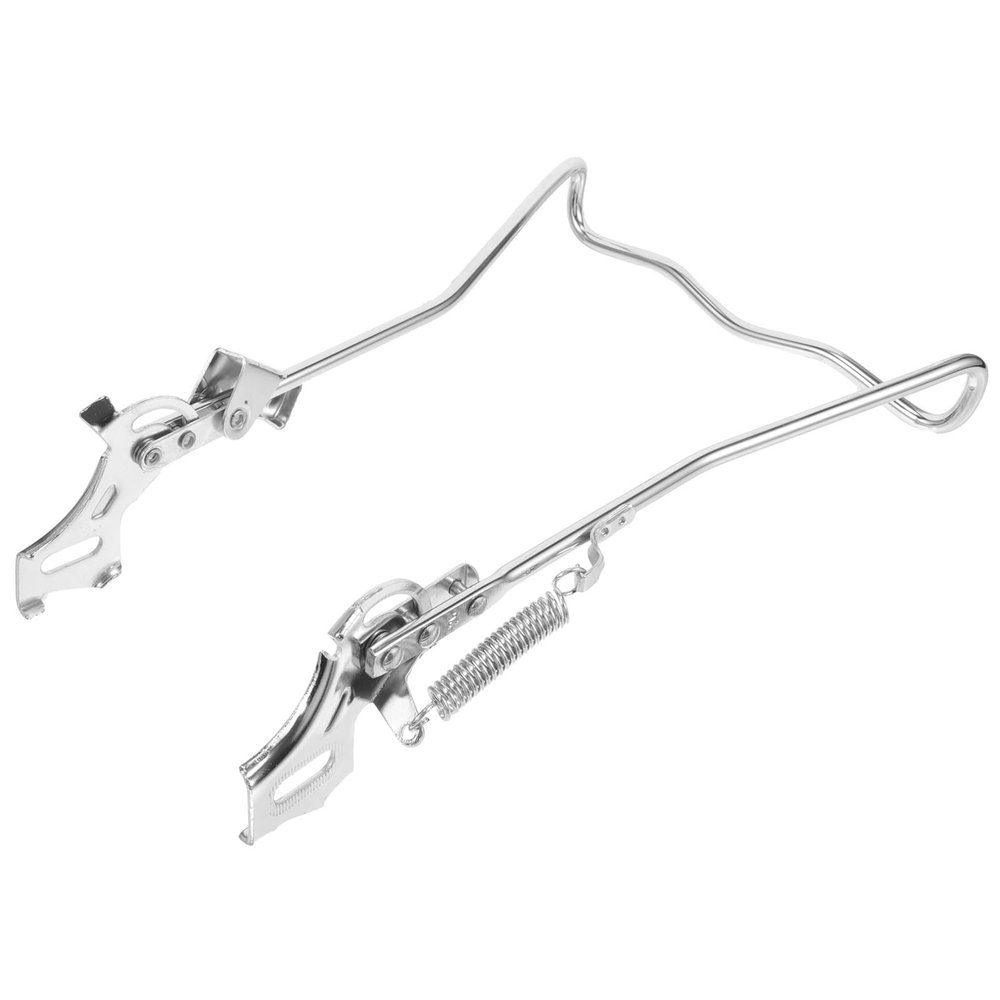 SOESFOUFU Adjustable Double-Leg Bike Kickstand with Non-Slip Feet for Quick Release Tires Universal Metal Bicycle Stand for Indoor and Outdoor Parking