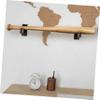IMIKEYA 1pair Wall-mounted Wooden Baseball Bat Holders Multi-function Bat Racks for Displaying Softball and Accessories Your Home view 4