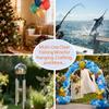 Aboda Clear Fishing Line 50 lb Dia 0.65 mm Strong Fishing Wire Clear String for Hanging Decorations Invisible Nylon String for Crafts Balloon Picture Hanging with Crimp Sleeves view 3