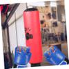 BESPORTBLE Boy Girl's Pu Boxing Gloves with Flame Pattern Durable Training Mitts for Taekwondo Kickboxing Breathable Fit Includes Punch Mitts Random Color Options view 3