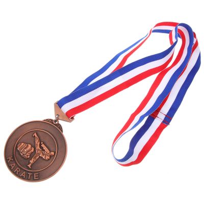 GANAZONO Ancient Material Crafted Judo Event Medal Zinc Alloy Metal Award Decor Portable Hanging Bronze Medal