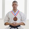 GANAZONO Ancient Material Crafted Judo Event Medal Zinc Alloy Metal Award Decor Portable Hanging Bronze Medal view 4