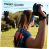 SUPVOX Archery Glove Finger Guard Professional Archery Equipment Wear-Resistant view 4