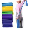 balacoo 1.5m Durable Stretch Resistance Band Rubber Fitness Band for Yoga Flexibility Strength Training Random Color for Arms Legs Back Exercises view 1