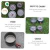 WHAMVOX 1set Camping Cookware Set Folding Pots and Utensils for Outdoor Cooking Backpacking and BBQ Person Capacity Safe Handles for Picnics and Camping Adventures view 4
