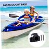 BESPORTBLE Mini Kayak Half-Circle Base with Screws Multi-Functional Kayak Accessory for Fishing Rods Portable DIY Canoes and Inflatable Boats view 3