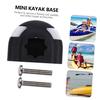 BESPORTBLE Mini Kayak Half-Circle Base with Screws Multi-Functional Kayak Accessory for Fishing Rods Portable DIY Canoes and Inflatable Boats view 4