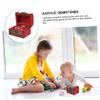 FAVOMOTO 1set Pirate Treasure Chest Toy Acrylic Gems for Pirate Themed Parties and Halloween Design for Boys and Girls Includes Random Gemstones view 3