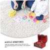 FAVOMOTO 1set Pirate Treasure Chest Toy Acrylic Gems for Pirate Themed Parties and Halloween Design for Boys and Girls Includes Random Gemstones view 4
