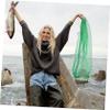 Large Capacity Fishing Net Bag Durable Folding Fish Storage Net for Outdoor Fishing Catching and Transporting Fish Wear-Resistant Drawstring Pouch view 4