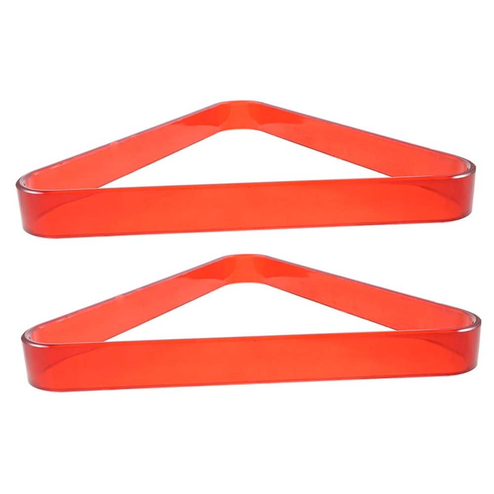 SKISUNO 2pcs Billiard Storage Rack Material Triangle Holder for for Snooker Accessories Lightweight and Sturdy Billiard Tripod