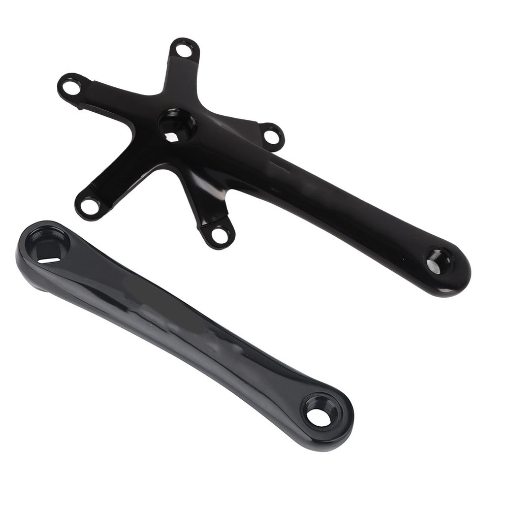 SPYMINNPOO Bikes Cranksets, 1 Pair Crank Arms 170MM 130 BCD Alloy Left and Right Crank for Single and Two Piece Road Chainring for Mountain Road Bike
