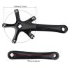 SPYMINNPOO Bikes Cranksets, 1 Pair Crank Arms 170MM 130 BCD Alloy Left and Right Crank for Single and Two Piece Road Chainring for Mountain Road Bike view 3