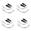 8 Pcs Bicycles Cycling Brake with Rubber Boot Bike Brake Bend Tube Plastic Sleeves Boot Protector Hoses Easy to Use V Bike Brake Noodles Cable Guide Cycling Brake Bicycles Accessories view 1