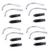 8 Pcs Bicycles Cycling Brake with Rubber Boot Bike Brake Bend Tube Plastic Sleeves Boot Protector Hoses Easy to Use V Bike Brake Noodles Cable Guide Cycling Brake Bicycles Accessories view 2