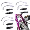 8 Pcs Bicycles Cycling Brake with Rubber Boot Bike Brake Bend Tube Plastic Sleeves Boot Protector Hoses Easy to Use V Bike Brake Noodles Cable Guide Cycling Brake Bicycles Accessories view 3