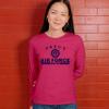 Proud Air Force Mom Women's Long Sleeve T-Shirt US Military Vet Mother's Day Veteran Active Duty Mama Patriotic Red Friday Hot Pink 3X-Large view 4