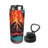 GaxfjRu Volcano Sports Insulated Water Bottle - Premium 18 oz. Stainless Steel Hydration Bottle for Outdoor Enthusiasts view 2