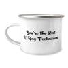 Generic Inappropriate X-ray technician 12oz Camping Mug, You're the Best X-Ray!, Present For Colleagues, Nice Gifts From Colleagues, White view 1