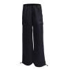 Akklian Women's Parachute Pants Fashion Y2k Cargo Pants Baggy Harajuku Casual Streetwear Cute Sweet Pants for Teen Girls 2024 view 2