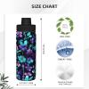 GaxfjRu purple and teal flower Sports Insulated Water Bottle - Premium 18 oz. Stainless Steel Hydration Bottle for Outdoor Enthusiasts view 4