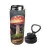 GaxfjRu Painting mushroom Sports Insulated Water Bottle - Premium 18 oz. Stainless Steel Hydration Bottle for Outdoor Enthusiasts view 2
