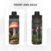 GaxfjRu Painting mushroom Sports Insulated Water Bottle - Premium 18 oz. Stainless Steel Hydration Bottle for Outdoor Enthusiasts view 3