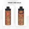 GaxfjRu Group of Moroccan Geometric Sports Insulated Water Bottle - Premium 18 oz. Stainless Steel Hydration Bottle for Outdoor Enthusiasts view 3