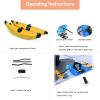 Vvikizy Inflatable Kayak Stabilizer PVC Canoe Outrigger Kit Boat Kayak Canoe Outrigger Stabilizer System Floating Balancing Boat Accessory for Floating Kajakutrustning view 2