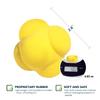 GSE Games & Sports Expert 3 Pack Sports Reaction Balls, Reactivity Ball for Field Training, Agility Trainer for Baseball, Rubber Bounce Balls for Hand-Eye Coordination & Speed Reflex Training view 2