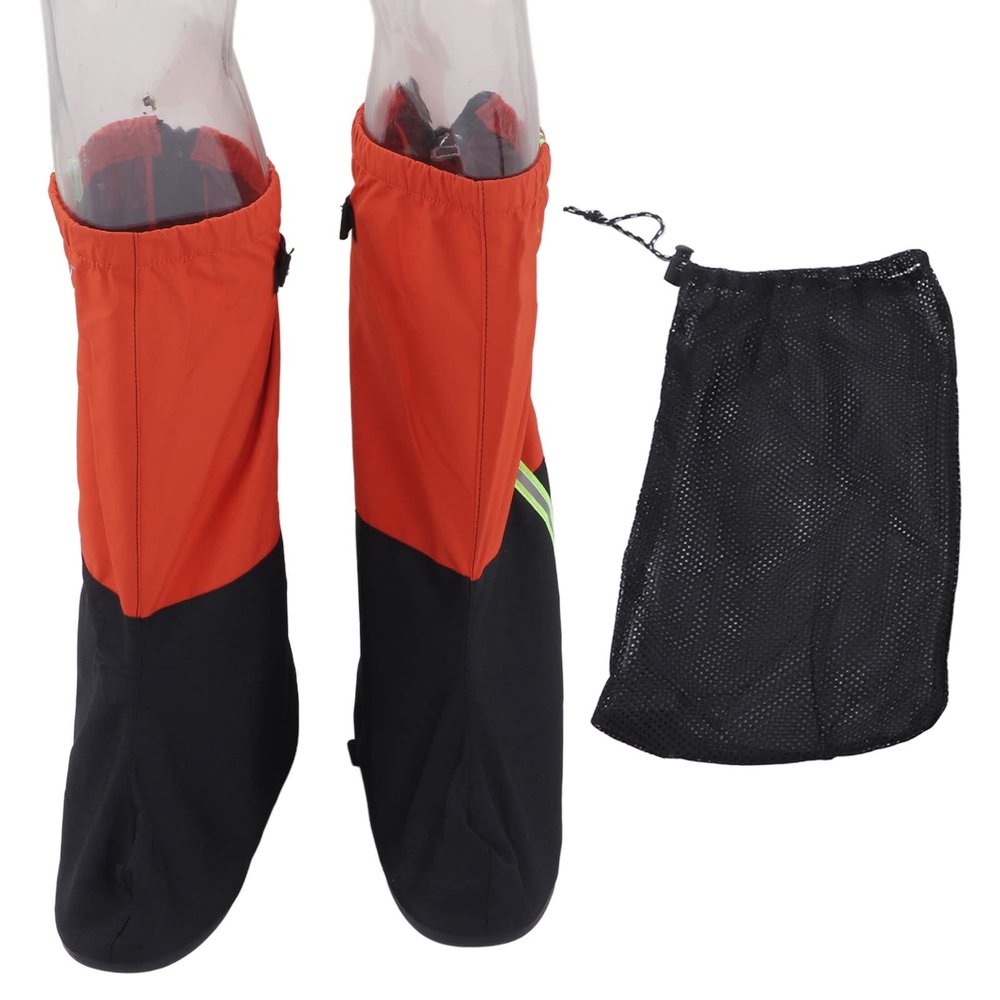 Kuuleyn Snow Shoes Covers,Rain Shoe Covers,Shoes Covers Waterproof Rain Snow Boots Covers Leg Gaiters for Outdoor Camping Fishing Cycling Riding(L)