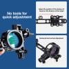 FENJANER Archery Compound Bow Sights - 1 pin or 5 pins Bow Sight with 8X Scope Lens Right Hand No Tools for Quick Adjustment for Outdoor Hunting (5 Pins Sight) view 2