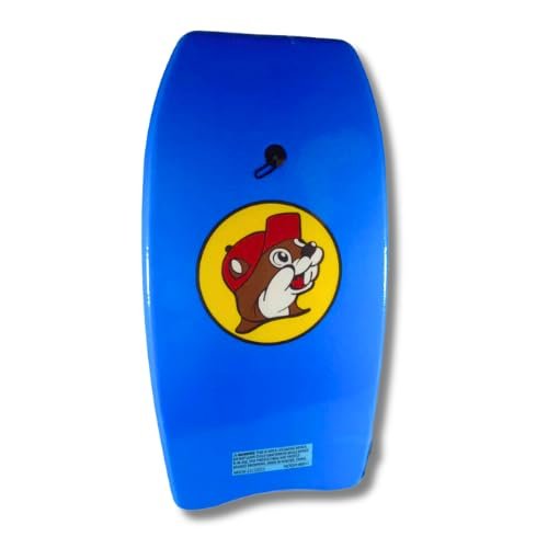 Buc-ee's Body Board, Body Board Lightweight with EPS Core, 33 inches (Blue), Medium