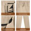 Plsily Boys Dress Pants Slim Fit Toddler Suits Pants for Boy Khaki Size 8 view 4
