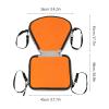 Detachable Universal Paddle-Board Seat with Back Support, Padded Kayak Seat Thicken Canoe Seat Kayak Replacement Part Seat Cushion for Kayak, Rowboats, Fishing Boats (Orange) view 2