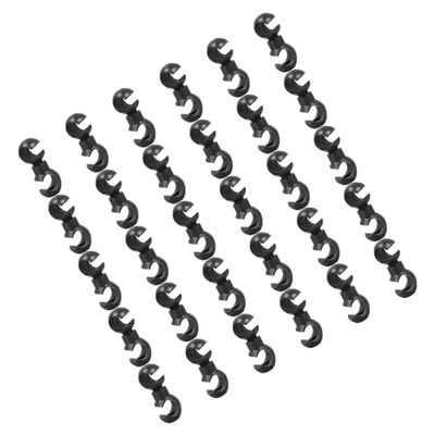 GANAZONO 30pcs Bicycle Cable Clips Multi-functional Brake Line Clips Durable S-hook Organizers for Neat Cable Management Bicycles and Electronics