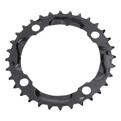 Kuuleyn Bike Chainring,BCD Round/Oval Speed Narrow Wide Tooth,Aluminum Super Lightweight 30T 32T 34T 36T 38T 40T 42T 104mm BCD High Strength Steel Round Chainring Chain Ring for Mountain Bike Part