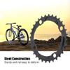 Kuuleyn Bike Chainring,BCD Round/Oval Speed Narrow Wide Tooth,Aluminum Super Lightweight 30T 32T 34T 36T 38T 40T 42T 104mm BCD High Strength Steel Round Chainring Chain Ring for Mountain Bike Part view 2