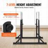 VEVOR Dip Bar, 800 lbs Capacity, Heave Duty Dip Stand Station with Adjustable Height, Fitness Workout Dip Bar Station Stabilizer Parallette Push Up Stand, Parallel Bars for Strength Training Home Gym view 3