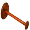 Handmade wooden helmet stand Three-piece foldable helmet stand Natural polished helmet stand Large helmet stand Display helmet stand Three-piece foldable natural polished helmet stand view 2