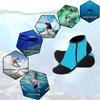 MYLEDI 2 Pairs Unisex Shorty Neoprene 3mm Wetsuit Socks for Snorkeling Swim Fins Scuba Diving Kayaking Surfing Beach Sports (Black+Blue, S) view 4
