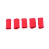 NOLITOY 5pcs Elastic Finger Cots Sports Finger Protectors and Breathable for Basketball and Volleyball Red view 1